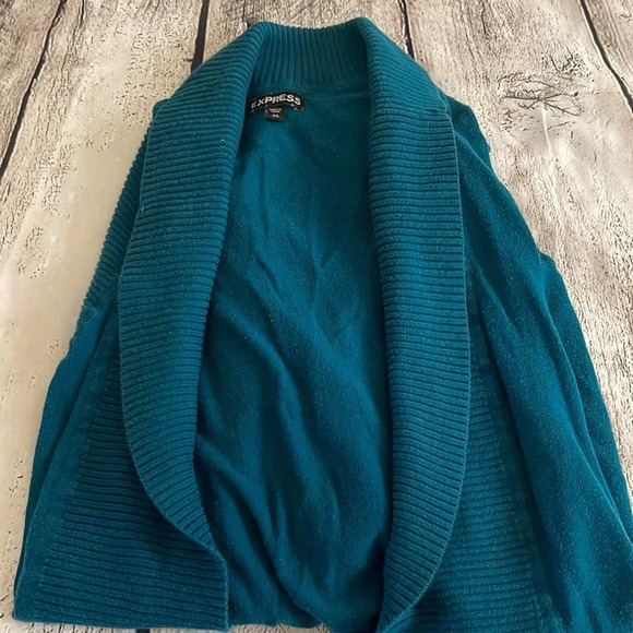 Women’s Express open front short sleeve cardigan XS - Picture 2 of 3